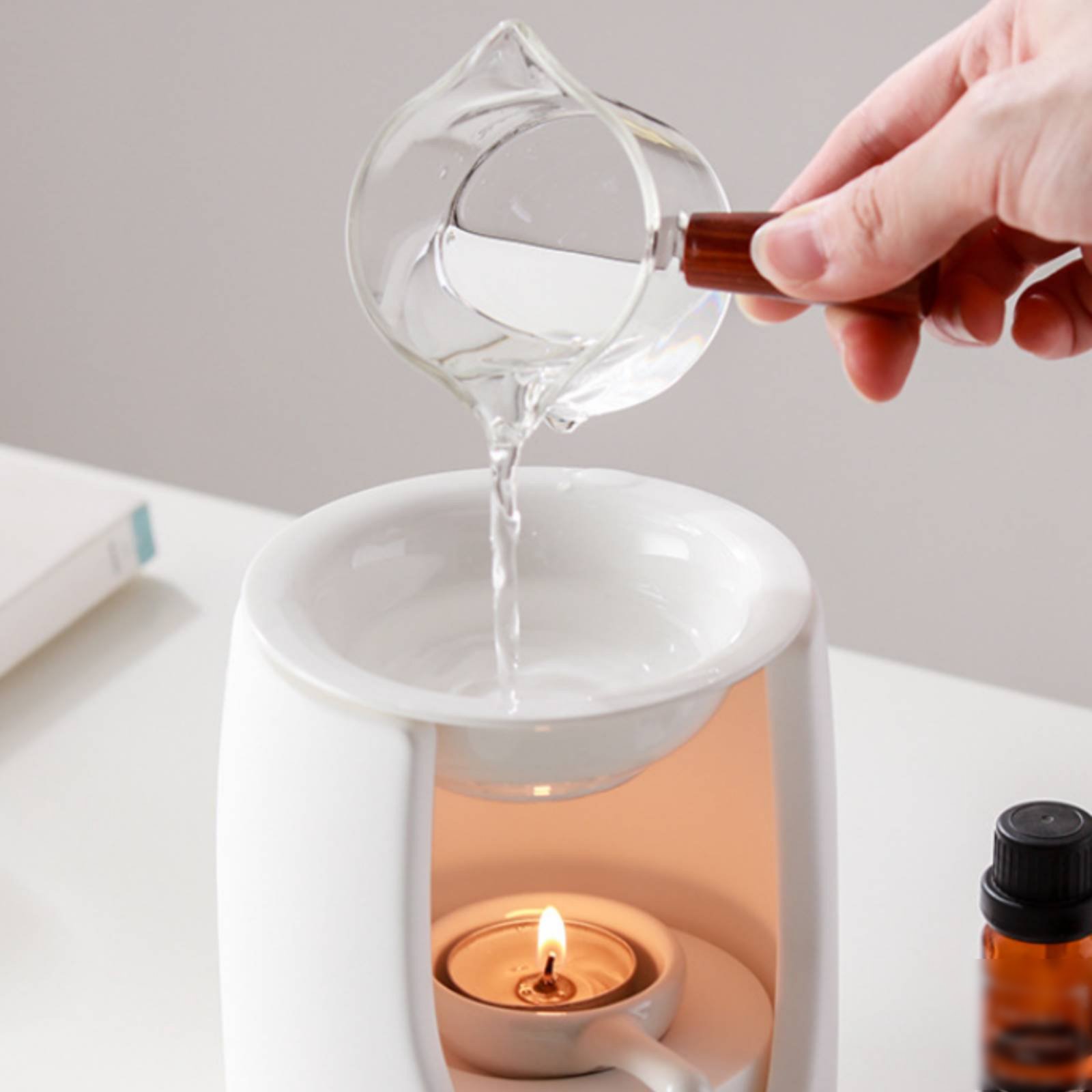 Ceramic Oil Burner - Lampa zapachowa, łatwa w użyciu, ceramiczny