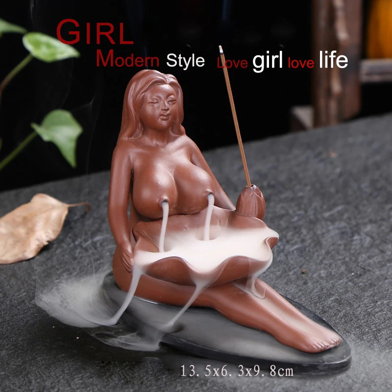 Incense Cone Holder - Fioletowy piasek herbaciarnia kadzidło kadzidło kadzidło