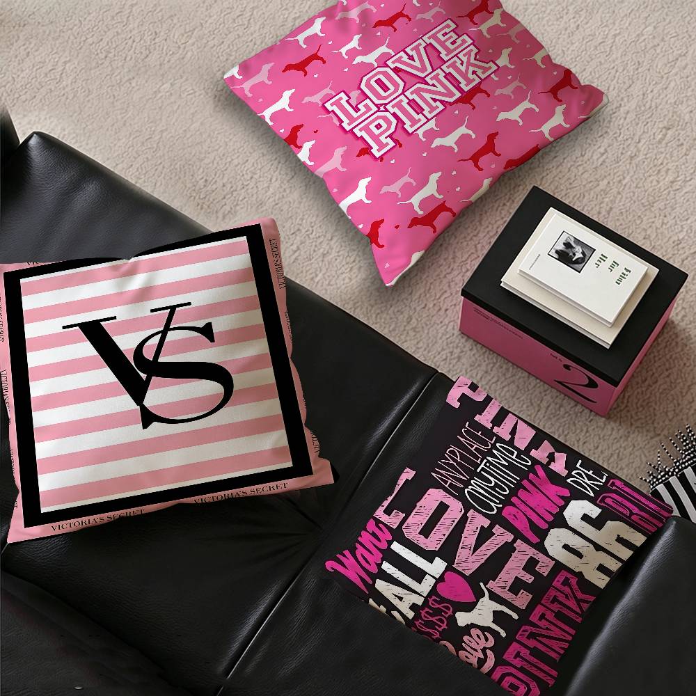 Home Fragrance Victoria Secret - Klasyczna Poszewka na Poduszkę z Logo