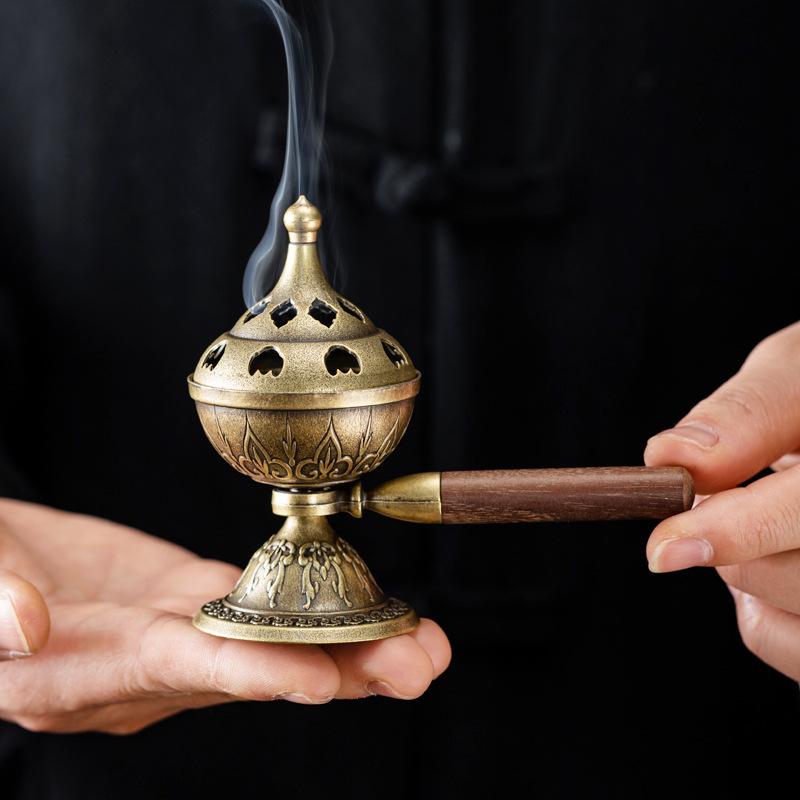 Ręczny obrotowy palnik do kadz – Incense Cone Holder recenzja i cena