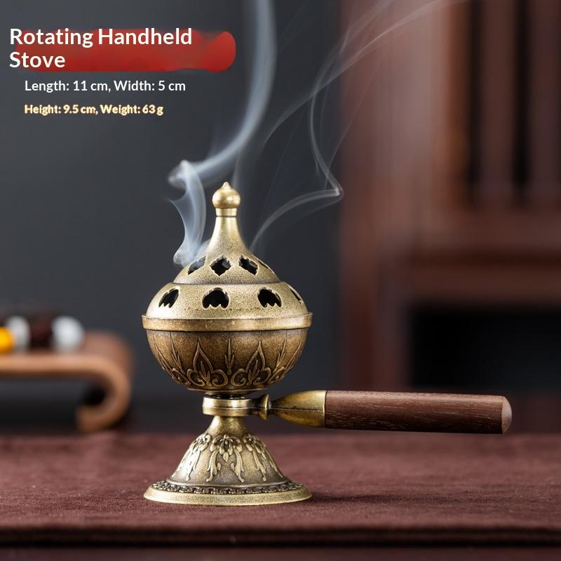 Ręczny obrotowy palnik do kadz – Incense Cone Holder recenzja i cena