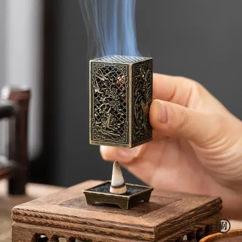 Kwadratowy pionowy palnik do k – Incense Cone Holder recenzja i cena
