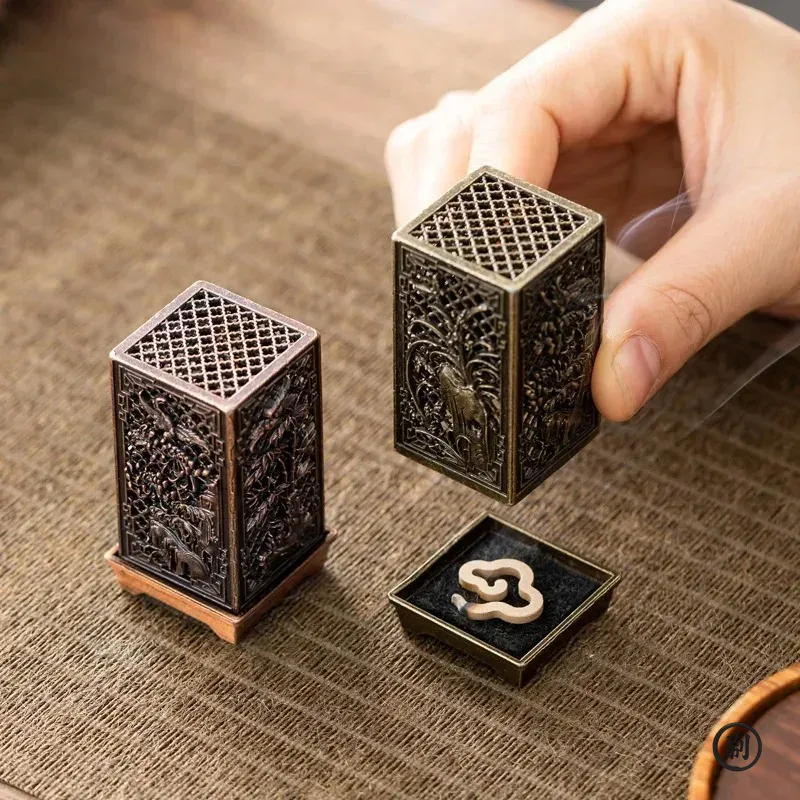 Kwadratowy pionowy palnik do k – Incense Cone Holder recenzja i cena