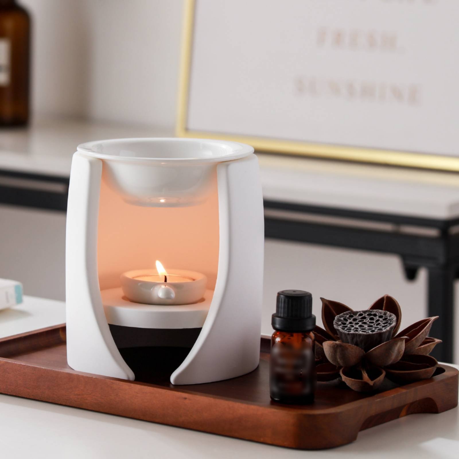 Lampa zapachowa, łatwa w użyci – Ceramic Oil Burner recenzja i cena