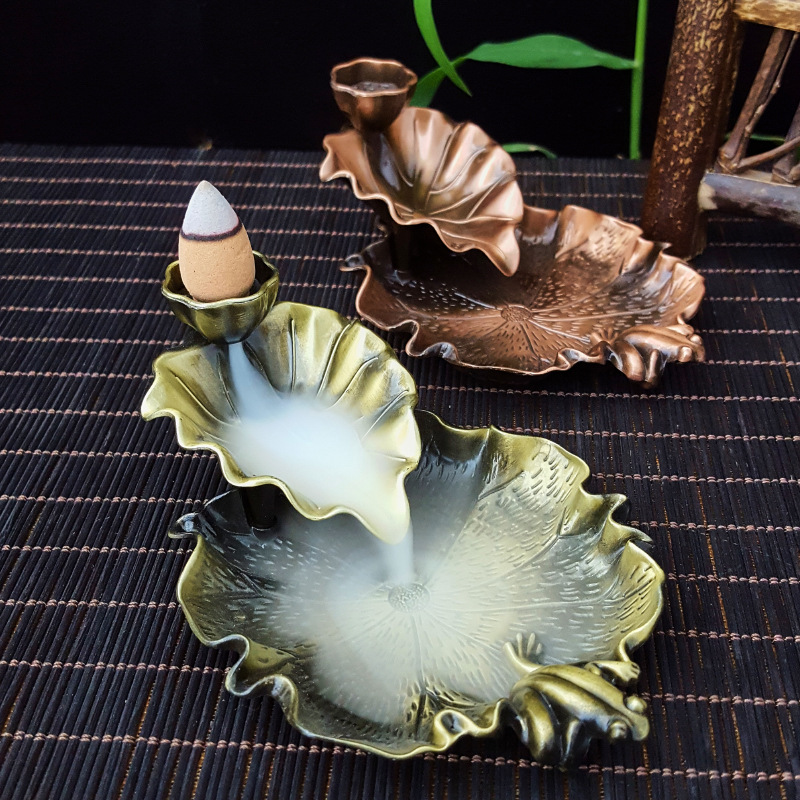 Duża Metalowa Żaba lub Ryba Wo – Incense Cone Holder recenzja i cena